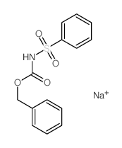 benzyl N-(benzenesulfonyl)carbamate结构式