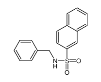 N-benzylnaphthalene-2-sulfonamide结构式