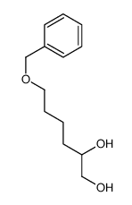 6-phenylmethoxyhexane-1,2-diol Structure