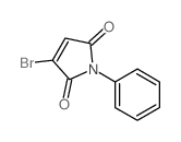 3-bromo-1-phenyl-pyrrole-2,5-dione structure