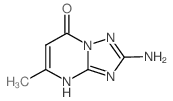 2-氨基-5-甲基-4H-[1,2,4]噻唑并[1,5-a]-嘧啶-7-酮结构式
