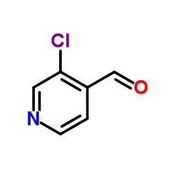 3-氯吡啶-4-甲醛结构式