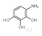 4-aminobenzene-1,2,3-triol Structure