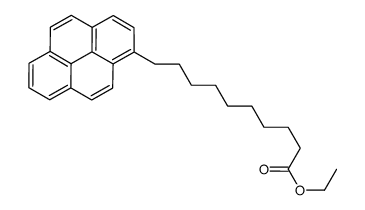 ethyl 10-pyren-1-yldecanoate结构式