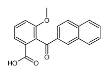 3-Methoxy-2-(2-naphthoyl)benzoic Acid结构式