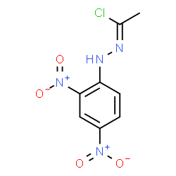 N-(2,4-Dinitrophenyl)ethanehydrazonoyl chloride结构式
