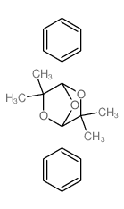 2,2,5,5-tetramethyl-1,4-diphenyl-3,6,7-trioxabicyclo[2.2.1]heptane Structure