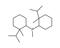 Methylbis[methyl(1-methylethyl)cyclohexyl]phosphine Structure