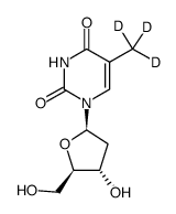 Thymidine-d3 Structure