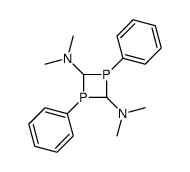 2-N,2-N,4-N,4-N-tetramethyl-1,3-diphenyl-1,3-diphosphetane-2,4-diamine结构式