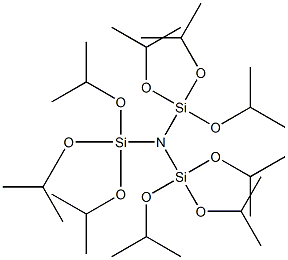 三(三异丙氧基硅基)胺结构式