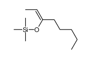 trimethyl(oct-2-en-3-yloxy)silane结构式