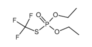 O,O-diethyl S-trifluoromethyl phosphorothioate结构式