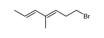 7-bromo-4-methyl-hepta-2,4-diene Structure