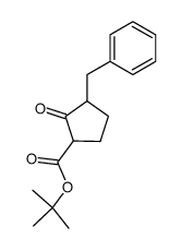 tert-butyl 3-benzyl-2-oxocyclopentane-1-carboxylate Structure