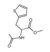 (R)-N-acetyl-3-(2-thienyl)-alanine methyl ester Structure