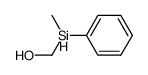 (Hydroxymethyl)methylphenylsilan Structure