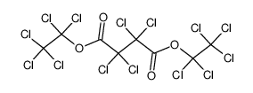 tetrachloro-succinic acid bis-pentachloroethyl ester Structure