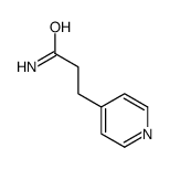 3-(4-Pyridinyl)propanamide结构式
