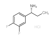 (R)-1-(3,4-二氟苯基)丙-1-胺结构式