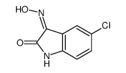5-chloro-1H-indole-2,3-dione 3-oxime Structure