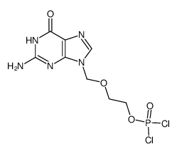 acyclovir-5'-phosphorodichloridate Structure