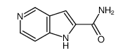 1H-吡咯并[3,2-c]吡啶-2-甲酰胺结构式