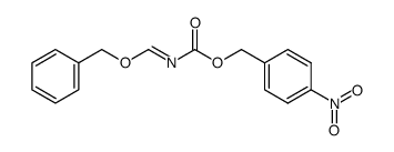 N-(N'-p-nitrobenzyloxycarbonyl) benzyl formimidate Structure