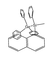 (R)-methyl(naphthalen-1-yl)(phenyl)(triphenylgermyl)silane结构式