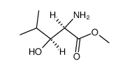 (2R)-2-Amino-3-hydroxy-4-methylpentansaeure-methylester Structure
