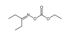 pentan-3-oneO-ethoxycarbonyl oxime Structure