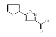 5-(2-THIENYL)-3-ISOXAZOLECARBONYL CHLORIDE Structure