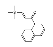 1-naphthalen-1-yl-3-trimethylsilylprop-2-en-1-one结构式