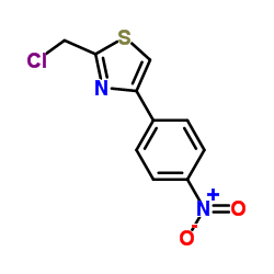 2-(Chloromethyl)-4-(4-Nitrophenyl)-1,3-Thiazole Structure