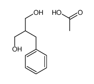 acetic acid,2-benzylpropane-1,3-diol结构式
