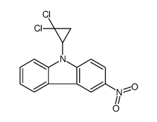 9-(2,2-dichlorocyclopropyl)-3-nitrocarbazole Structure
