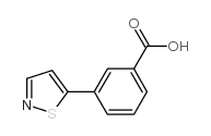 3-异噻唑-5-苯甲酸结构式
