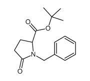 (S)-tert-butyl 1-benzyl-5-oxopyrrolidine-2-carboxylate structure