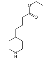 4-Piperidinebutanoic acid, ethyl ester Structure