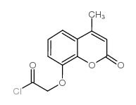 7-[(羰基氯)甲氧基]-4-甲基香豆素结构式