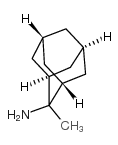 2-Amino-2-methyladamantane Structure