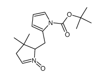 N11-tert-butoxycarbonyl-2,3,4,5-tetrahydro-3,3-dimethyldipyrrin N10-oxide Structure