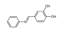 4-(phenylimino-methyl)-pyrocatechol Structure