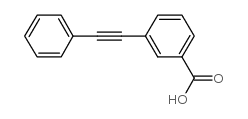 3-苯基乙炔-苯甲酸结构式