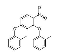 2,4-bis(2-methylphenoxy)-1-nitrobenzene结构式