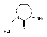 (S)-3-氨基-1-甲基氮杂环庚烷-2-酮盐酸盐结构式