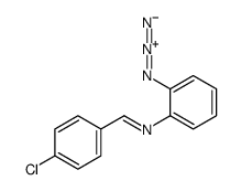 N-(2-azidophenyl)-1-(4-chlorophenyl)methanimine Structure