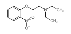 N,N-二乙基-2-(2-硝基苯氧基)乙胺结构式