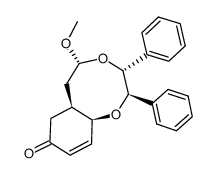 (1R,3R,4R,6R,8R)-6-methoxy-3,4-diphenyl-2,5-dioxabicyclo[6.4.0]dodec-11-en-10-one Structure