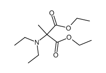 diethylamino-methyl-malonic acid diethyl ester Structure